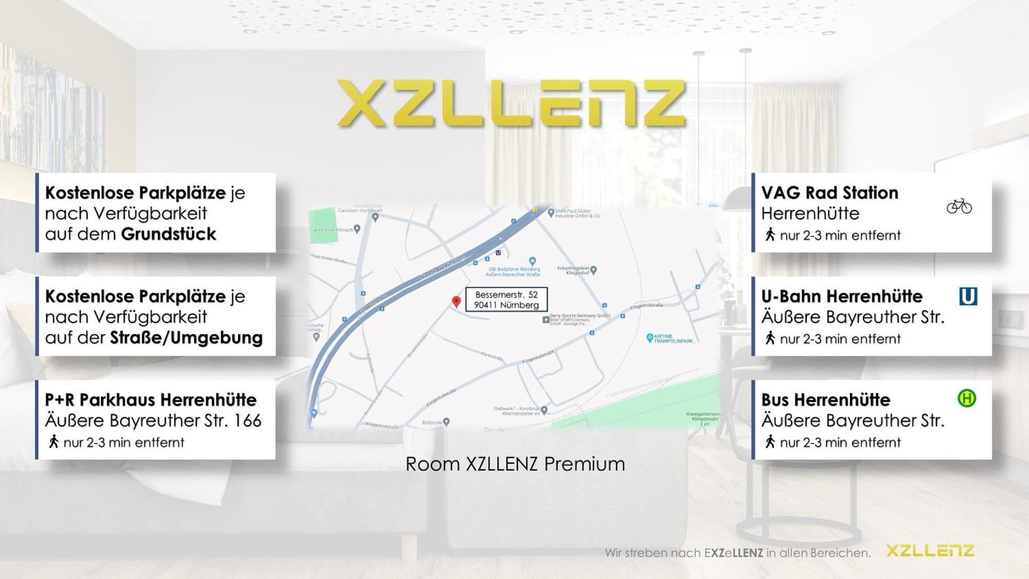 Xzllenz Traum Studio-Apartment, Frei-Parken, U-Bahn, Kueche 纽伦堡 外观 照片