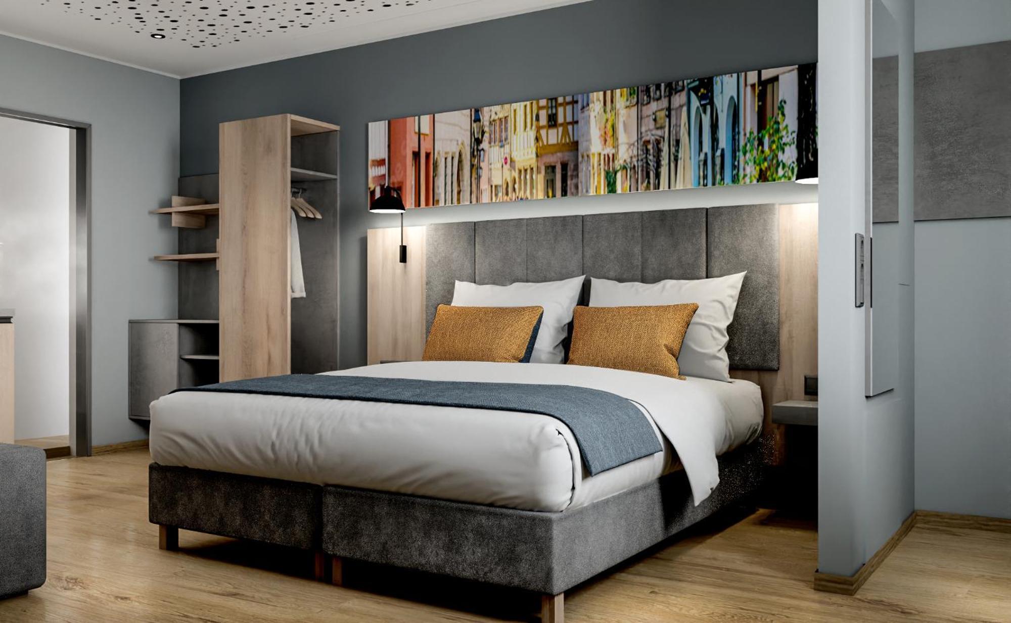 Xzllenz Traum Studio-Apartment, Frei-Parken, U-Bahn, Kueche 纽伦堡 客房 照片